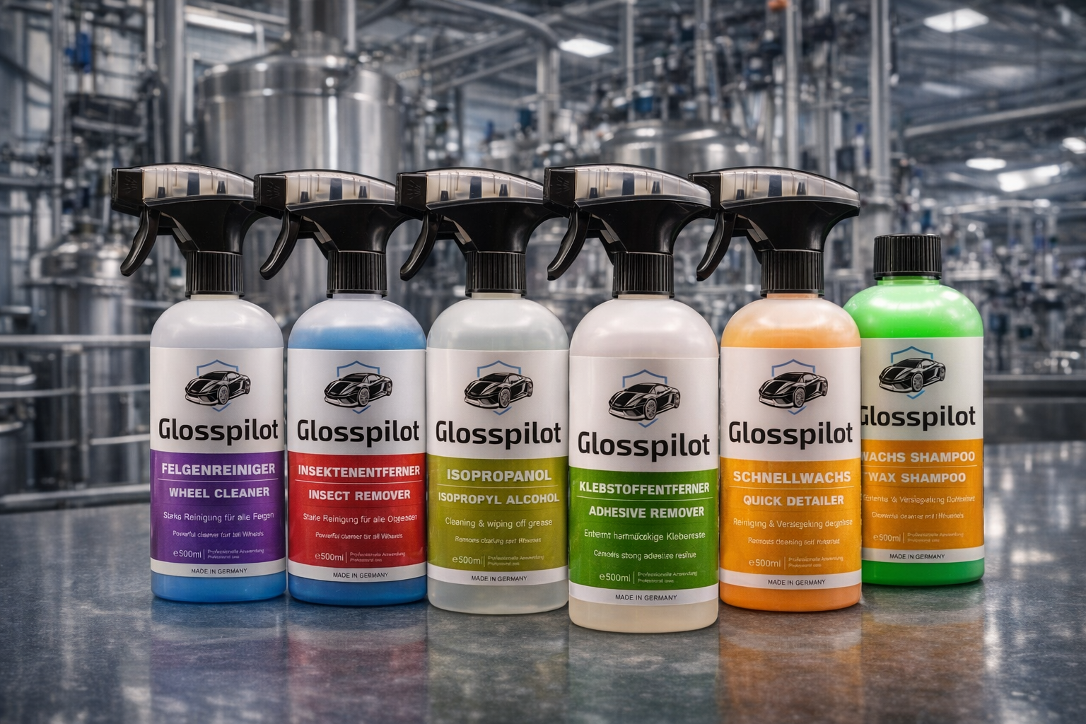 Glosspilot Produktionstätte